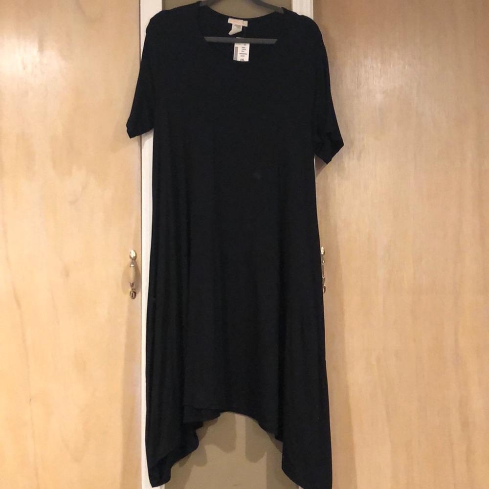 Deb Plus 2X Black Dress
